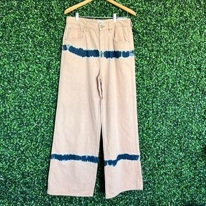 Urban Outfitters BDG Puddle Jeans Pink & Blue as Tie Dye